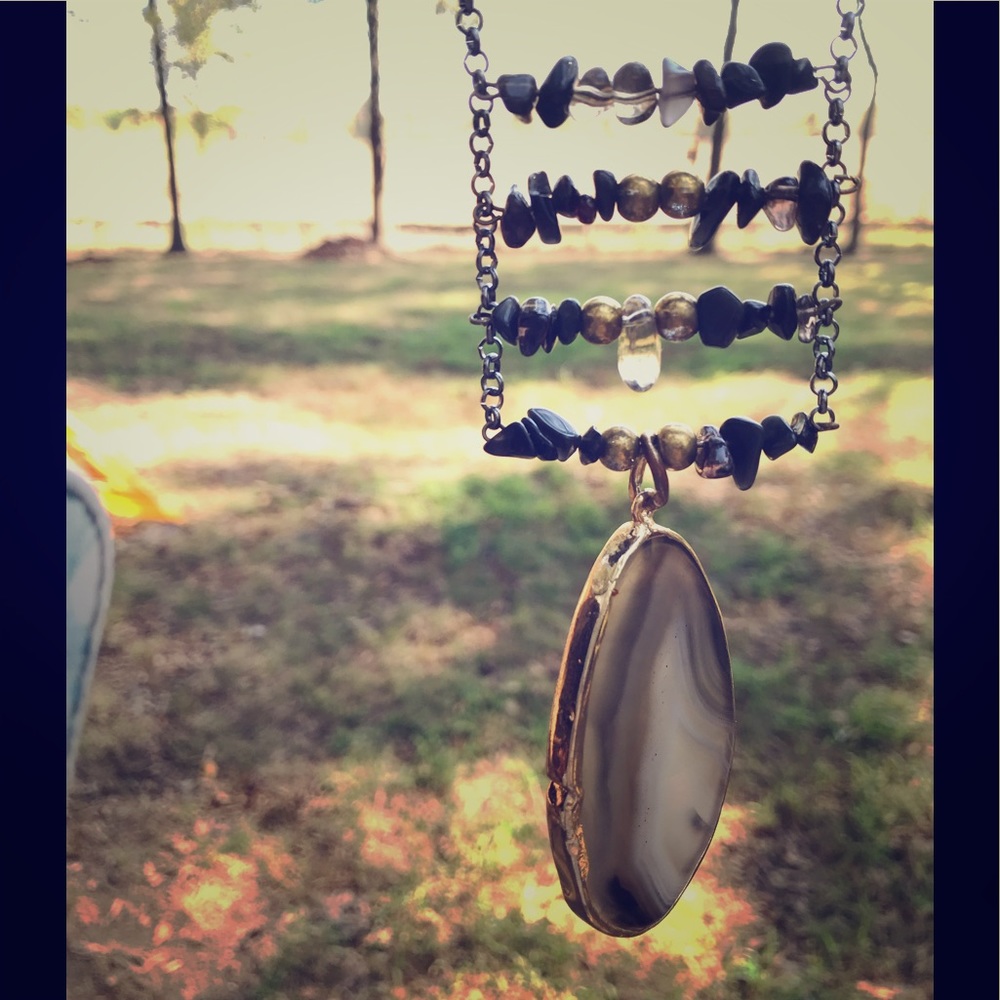 Agate, Smokey Quartz, Pyrite